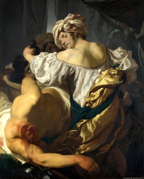 Judith in the Tent of Holofernes, by Joahnn Liss, National Gallery, London.