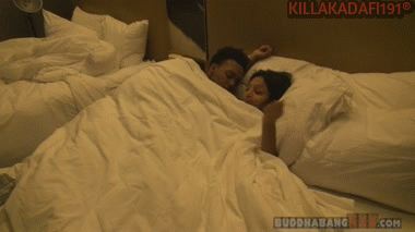 When you wake her up by rubbing her booty