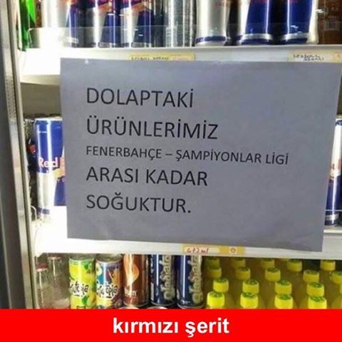 Dolaptaki ürünlerimiz...