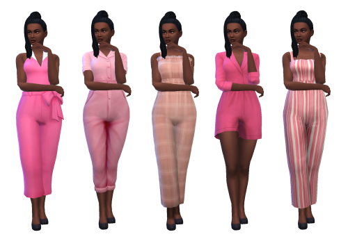 alainas-sims: CC Faves: Jumpsuits cassie jumpsuit / wasteland baby / abril jumpsuit / celeste romper