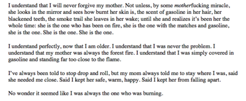 volcanicpoetry:my mother is a forest fire x han hyland