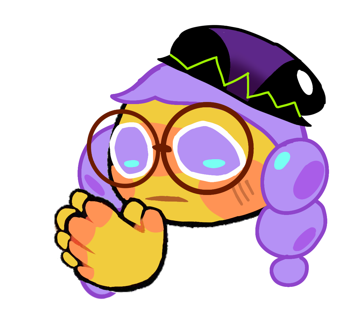 Cursed Emoji PNG Isolated Pic