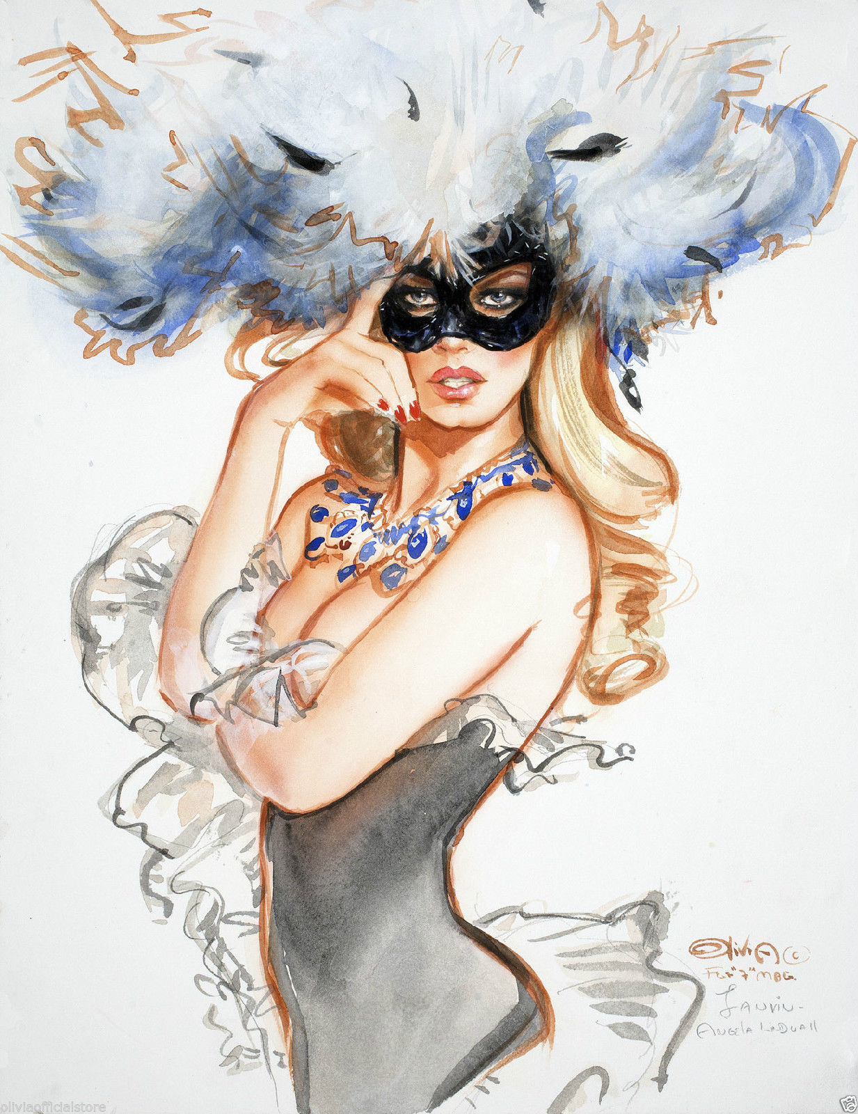 pinupgirlsart:  Olivia De Berardinis