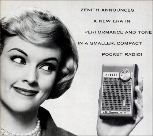 Zenith Pocket Radio, 1960