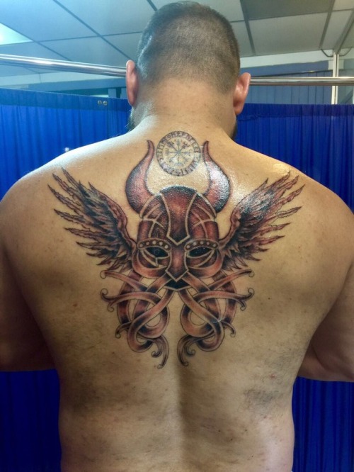 Mask of Odin tattoo