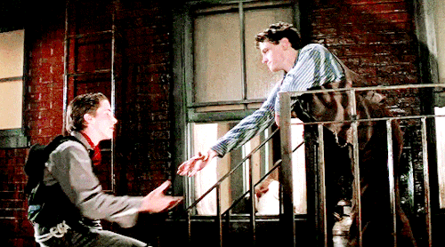 CHRISTIAN BALE & DAVID MOSCOW As Jack Kelly And David Jacobs