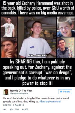 huffingtonpost:  A Cop Killed A White Teen And The #AllLivesMatter Crowd Said Nothing On the evening of July 26, Zachary Hammond pulled into the parking lot of a Hardee’s in Seneca, South Carolina. Seated next to him was a young woman who had arranged