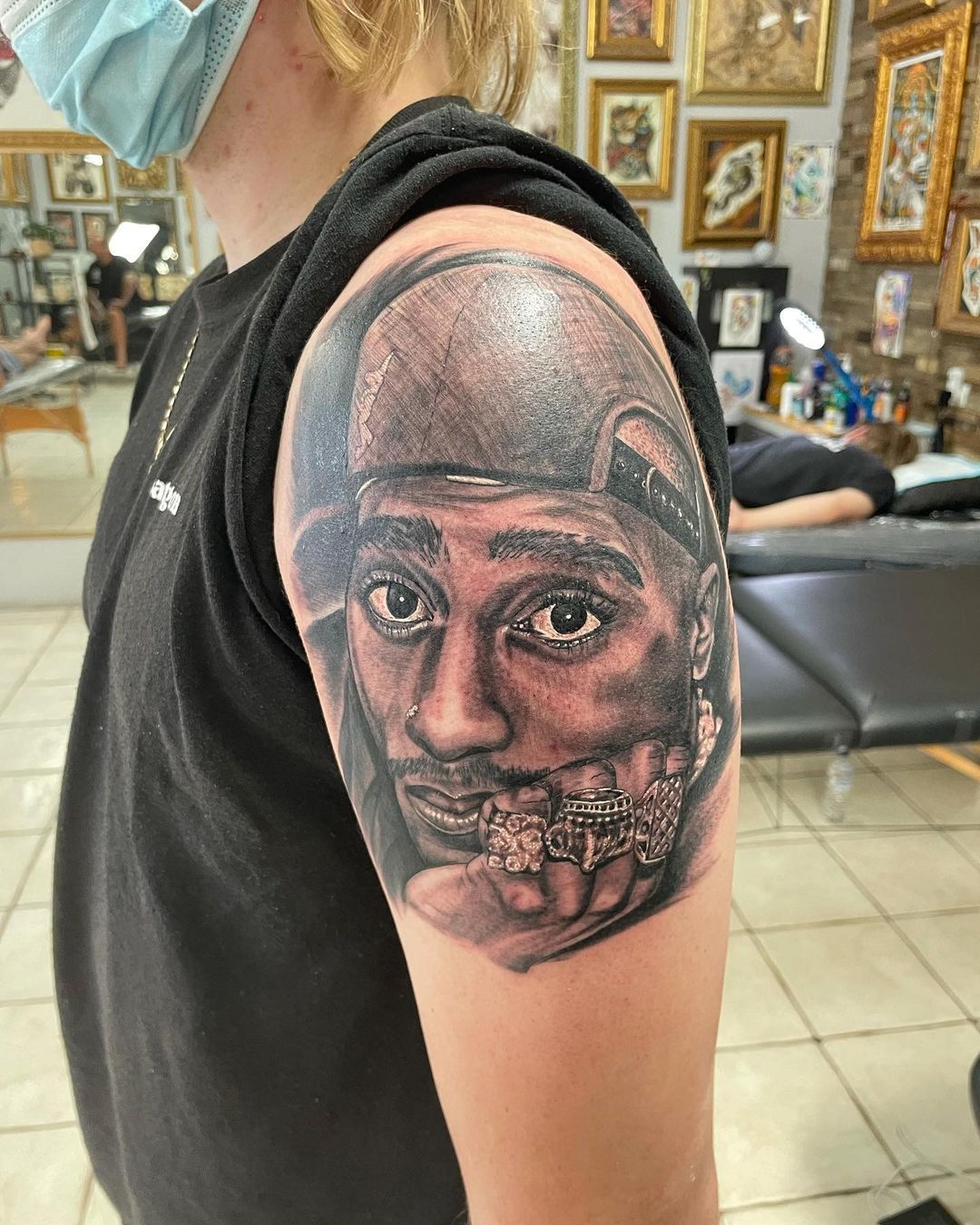 Tupac tattoo by Jacob Sheffield  Post 19678