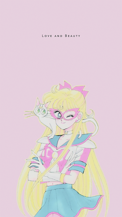 dailyshoujo:
“  sailor venus phone wallpapers ♡
”