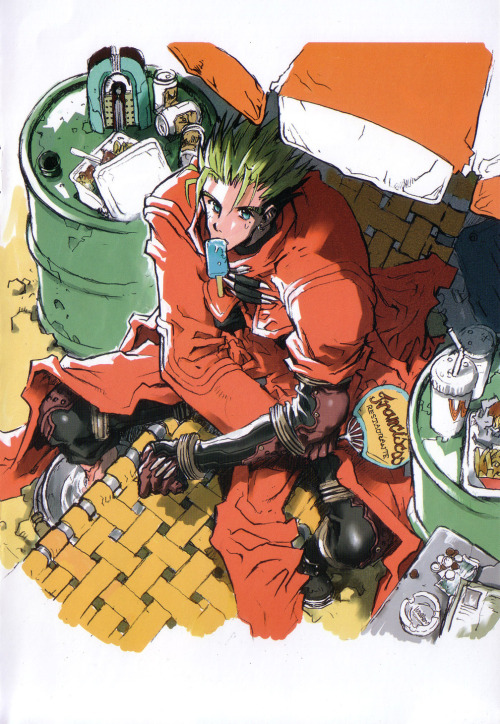 The Collected Paintings Mini Book Of Trigun Maximum By Yasuhiro Nightow