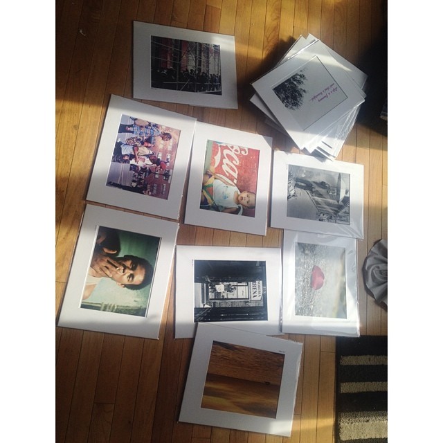 Matted and bagged… #artscape #photography #work #whitagram