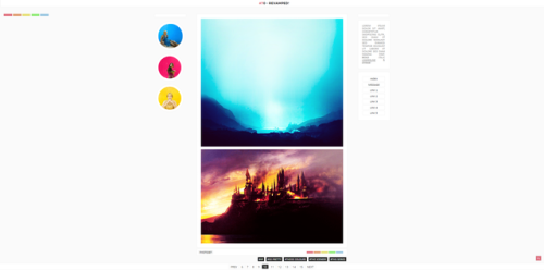 THEME #70 REVAMPED!! ··· PREVIEW | CODE | CREATOR + MORESpecifics: 3 Sidebar Images (80px x 80px), 7