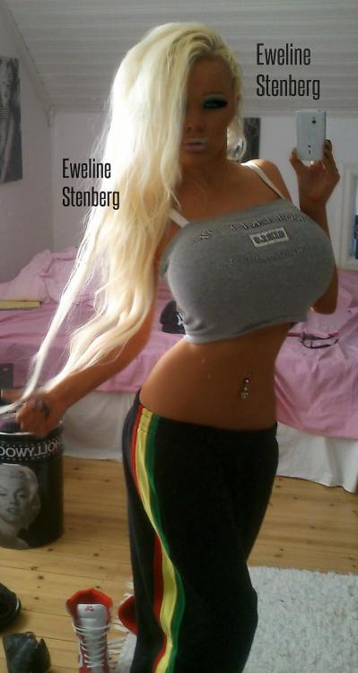 This girl is the definition of bimbo her name is Eweline Stenberg and should be a great inspiration 