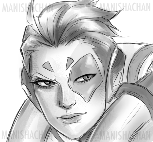 manishachanartwork:A simple commission of Moira; she’s my main, she’s amazing hehe