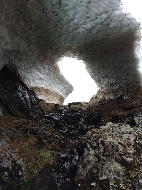 scotianostra: Cairngorms spectacular tunnels made from partially melted snow left over from this yea