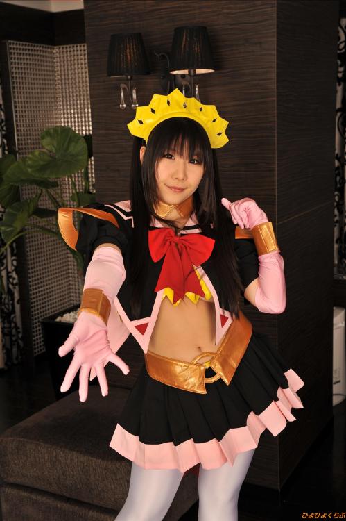 Cosplay Girl Hiyo Nishizuku (Mahou Senshi Sweet Knights Outfit) 1-1