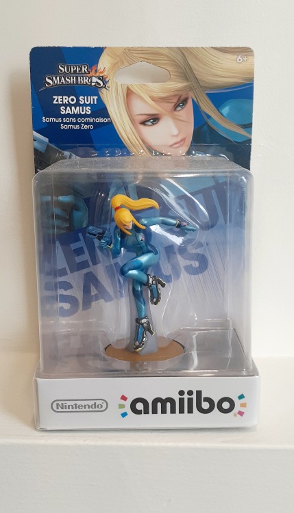 Over the weekend a friend of mine gave me this I have the original armored Samus Amiibo from when th