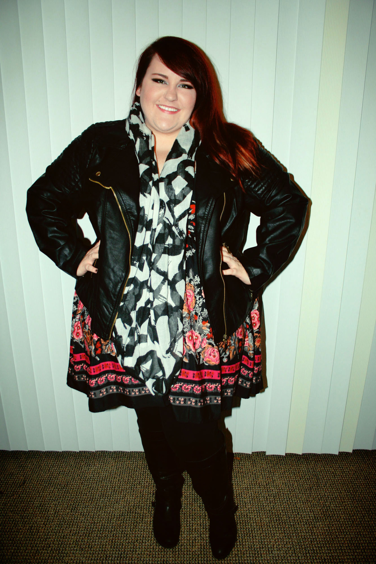shakethecobwebs:  OOTD: Freezing Rain, Car Troubles, and Band-Chasing Edition Jacket,