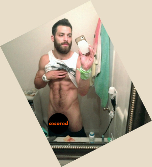 “Contact-lenses-hint” - Part 256This very handsome bearded guy obviously took this mirror selfie of 