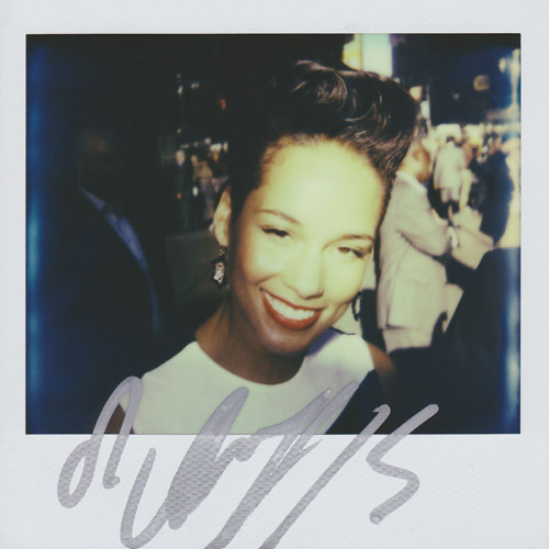 portroids:  Alicia Keys - Because she, like me, loves Polaroid.