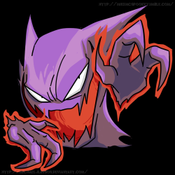 Oh hay, I drew a Haunter, isn&rsquo;t that neat and/or slightly distracting?