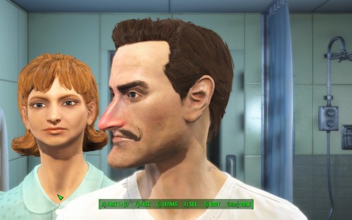 fiftyfourthousand: I made Waluigi in Fallout 4.