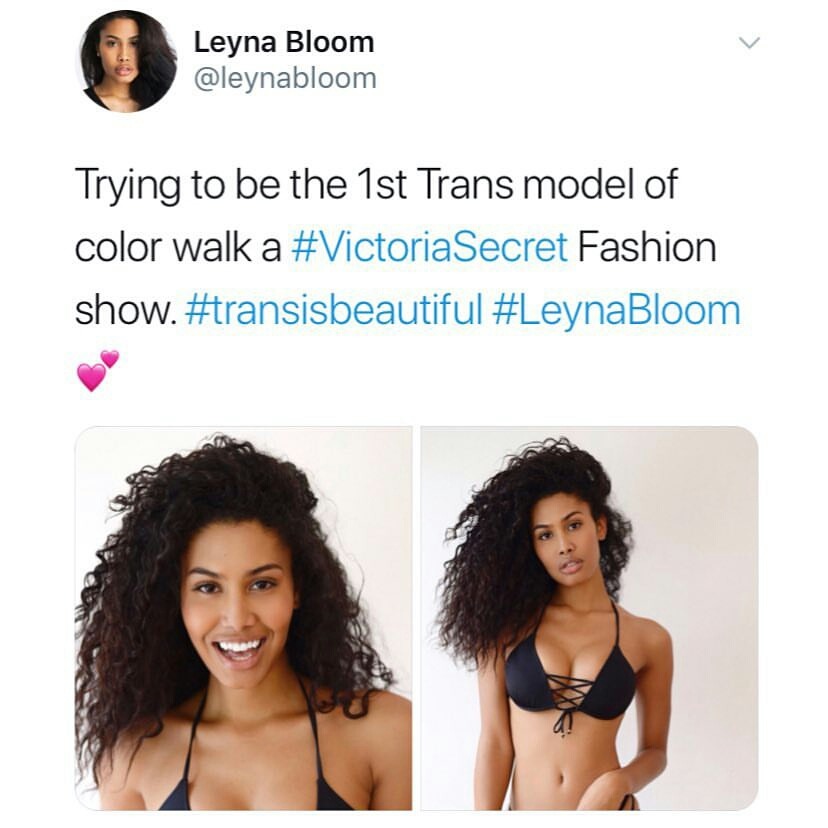 emmakate06:  lady-feral:  flyandfamousblackgirls:  https://www.yahoo.com/lifestyle/trans-model-launches-viral-campaign-first-trans-woman-color-cast-victorias-secret-194703152.html