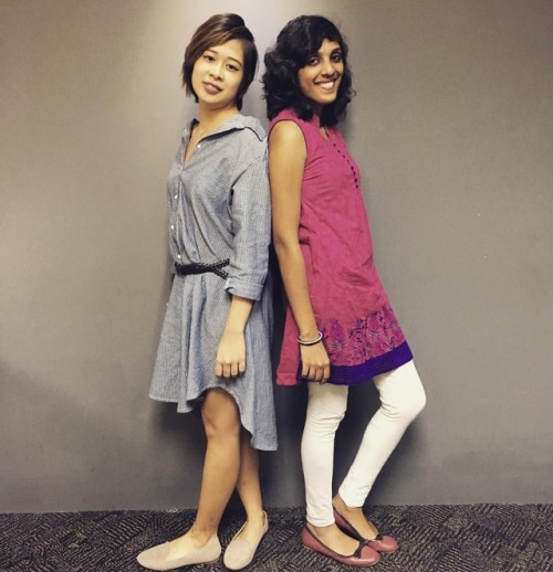 The &ldquo;Chindian&rdquo; duo!!! The reality of me becoming my mom is real #chindian #mommysgirl #