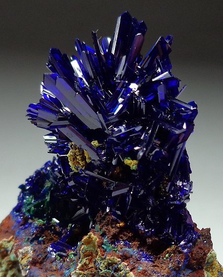 mineralists:  Azurite El Cobra Mine, Mexico