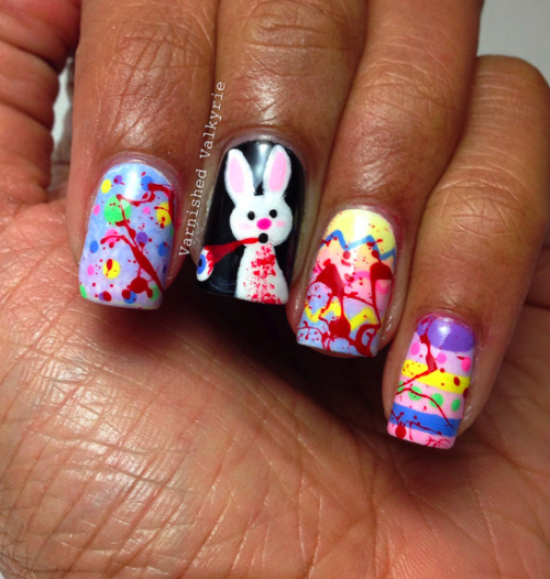 If you participated in the Nail Polish Canada Easter Nail Art Challenge, you should head on over her