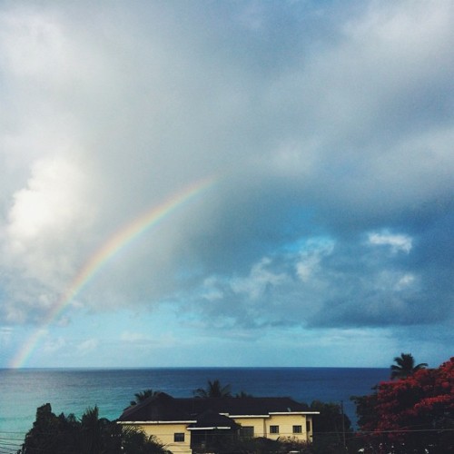 You can’t have a rainbow without rain. Waking up to this view in Barbados has me (Patrick) hoping everyone who got a visit from Arthur has a rainbow for their weekend.
#barbados #beach #rainbow #instacaribbean (at Sea Symphony Barbados)