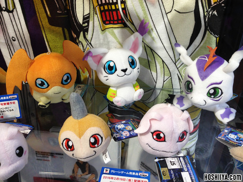 New Digimon Adventure plush are coming to UFO CATCHER (crane games) later this month! The small masc