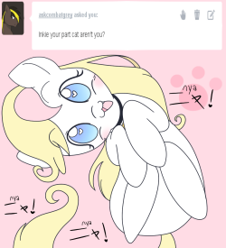 ask-inkieheart:  Nya?  Too&hellip;. cute&hellip;. *ded*