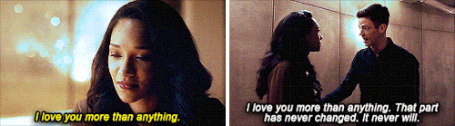 msanonships:Barry and Iris, the Arrowverse’s greatest love story. ❤️⚡️