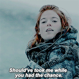 lannistere:  ygritte challenge: favourite episode → a man without honour My father