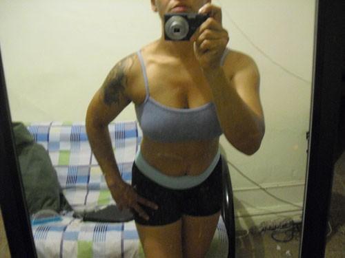 usmilitarysluts:  Army PV2 Vasquez relaxes with a few selfies and video games in