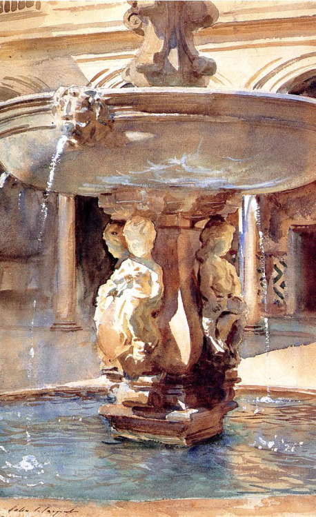 ana-insana: John Singer Sargent -Spanish Fountain