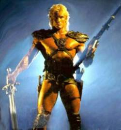 Dolph Lundgren As He-Man In Masters Of The Universe, (1987).