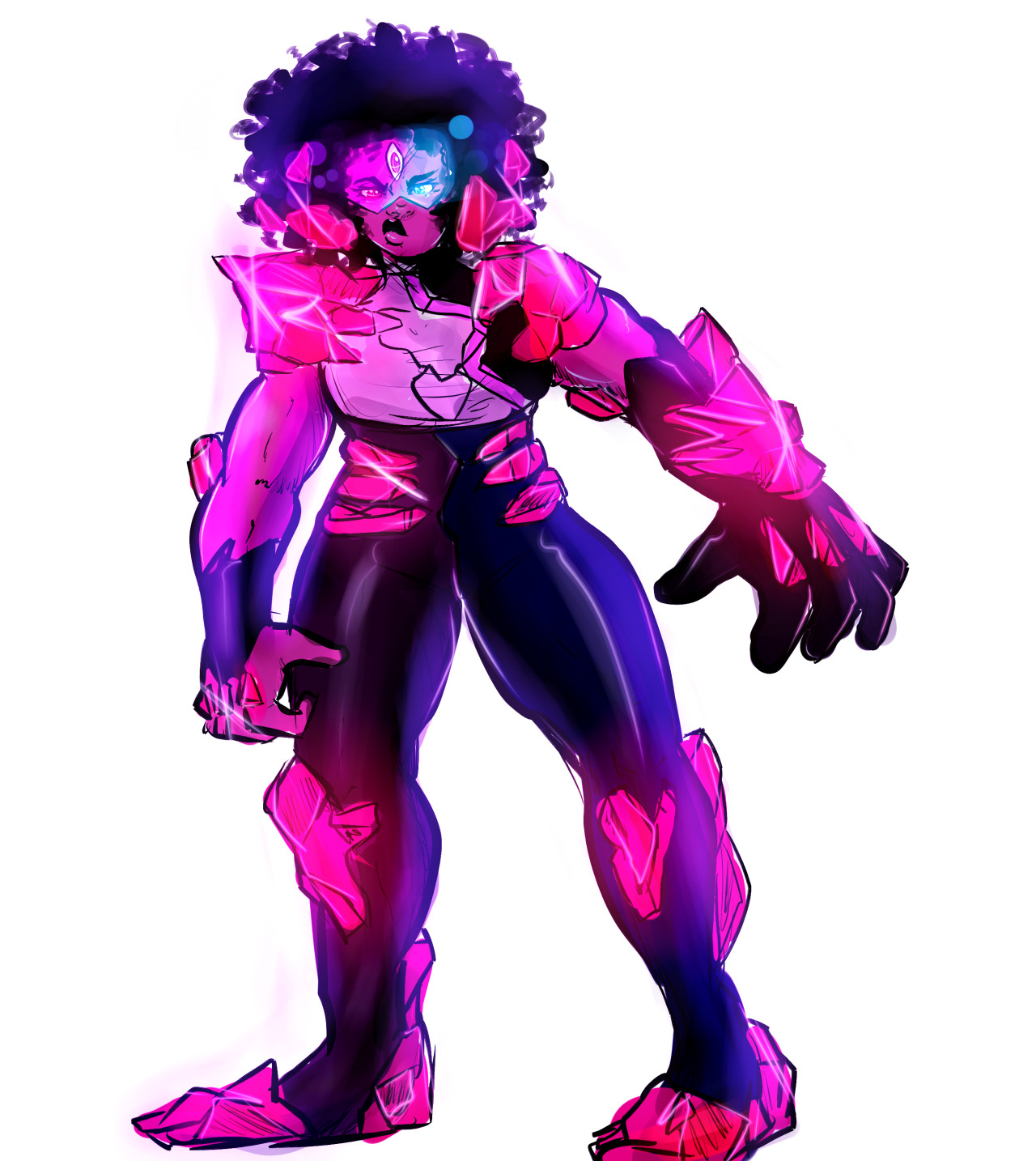 cote-reblogs did an awesome design for my slightly corrupted!Garnet idea and I just