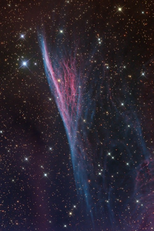 gravitationalbeauty: NGC 2736: The Pencil Nebula