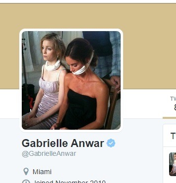 gaglover2:  Burn Notice hottie Gabriel Anwar has a very good twitter profile pic if you ask me 