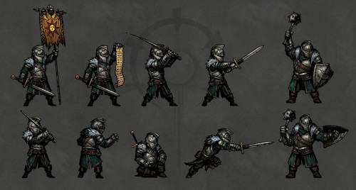 wearepaladin: Darkest Dungeon—Dark Souls Skin MOD by lei wu