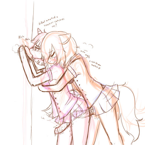 bumble-nsfw-buzz:  // and so ..a ROUGH sketch. haha. at like 5:44 am… i need to sleep..ah..shh don’t tell my parents…  This is Candle’s revenge ;) you won’t understand if you didn’t read her wonderful wonderful comic located here. Must purchase