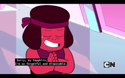 thenicestangelyouhave: the fact that this was what upset sapphire and almost made her blow their cover