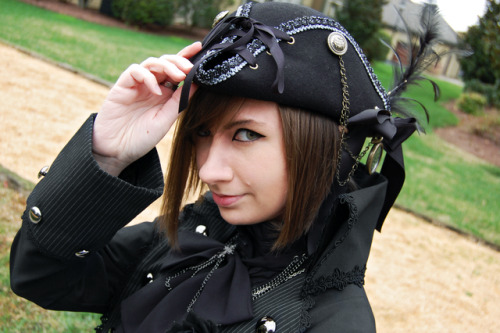 Pirate coord for NC Comicon!Hat, Jacket, Blouse, Boots: Alice and the PiratesPants: Atelier BozNeckb