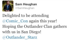 Sam Heughan Online