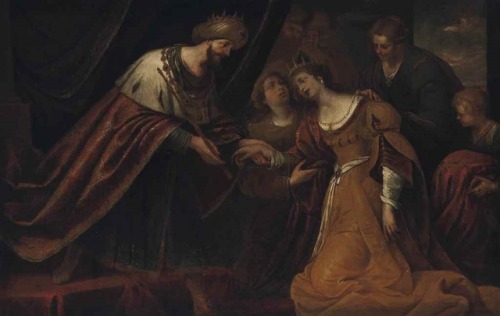 Giovanni Andrea de Ferrari“Esther before Ahasuerus”