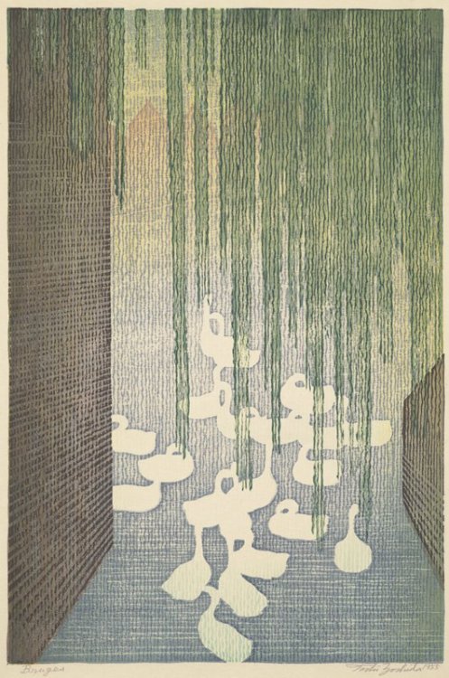 mia-japanese-korean: Bruges, Yoshida Tōshi, 1955, Minneapolis Institute of Art: Japanese and Korean 