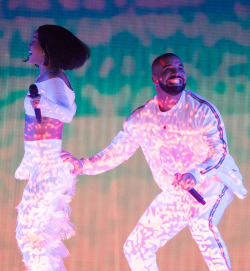 asos-likes:  Best picture ever taken? Rihanna and Drake at the BRITs &lt;3 