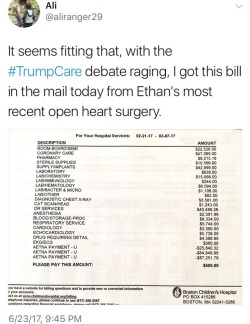ladylorelitany:  Healthcare in America is atrocious. No one should ever have to choose between dying and living when we have the means to save them. I don’t understand why it’s such a hard concept to grasp.